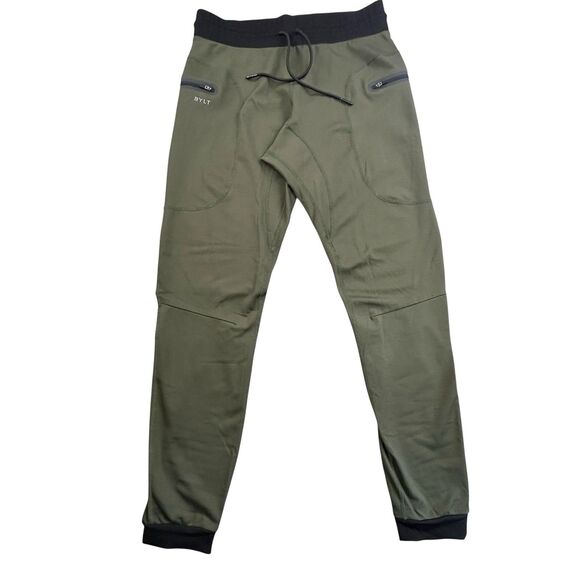 Bylt Premium Jogger Mens L Green Pull On Drawstring Activewear Track Pants - Picture 1 of 12